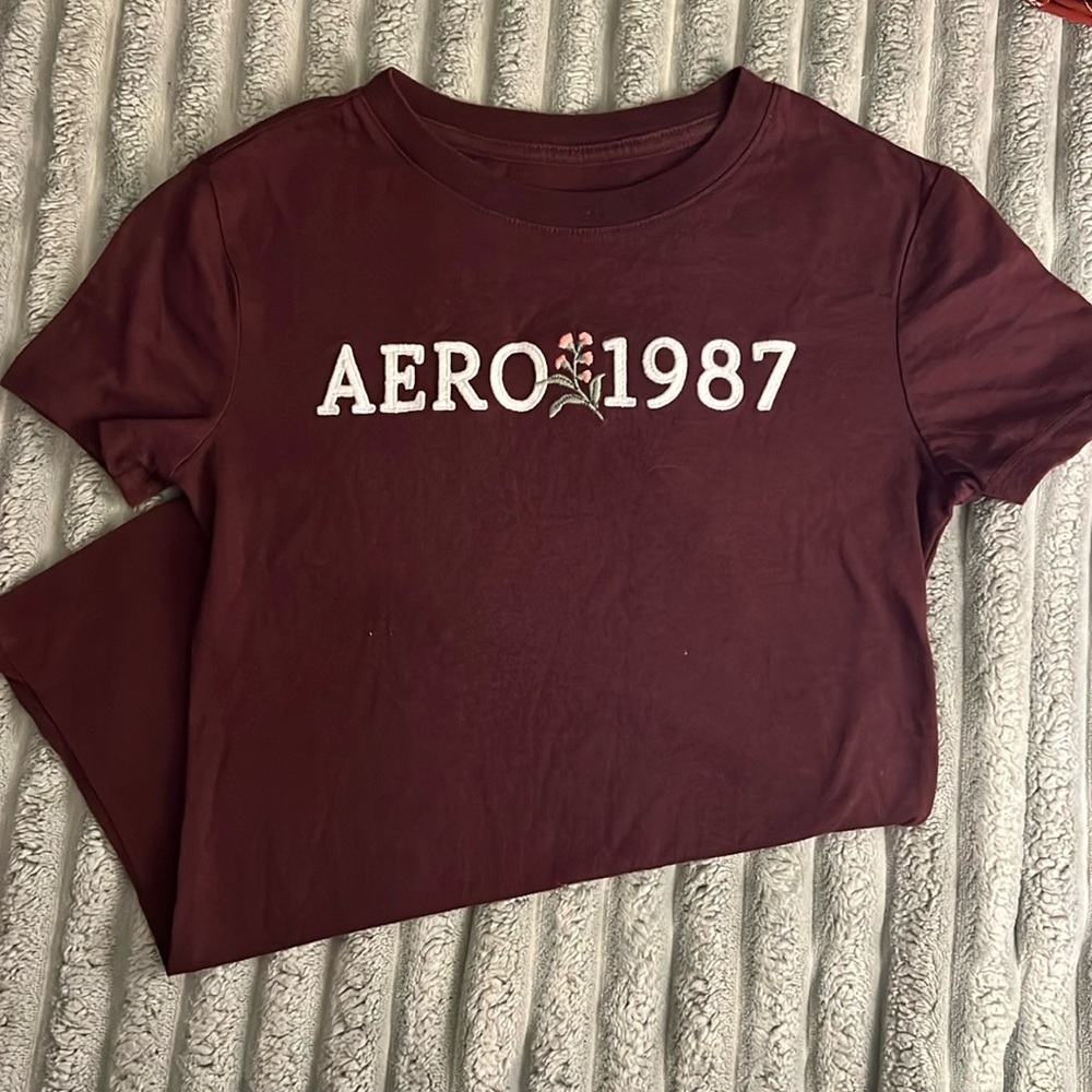 Burgundy Aeropostal top